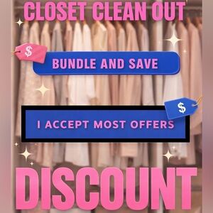 Trying to make more room for new inventory.